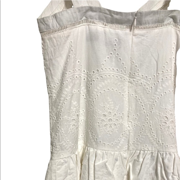 🔥SM•NWT•PAPER HEART•BEAUTIFUL WHITE EYELET LACE SUMMER DRESS🔥 - Picture 5 of 9